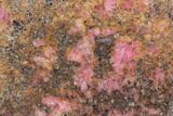 Polished Cobaltoan Calcite Slab - Congo #95002-1